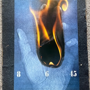 Cartel de propaganda original contra la guerra nuclear de Hiroshima de 1985, cartel de paz cuáquero, cartel vintage de la URSS, carrera espacial de la Guerra Fría,