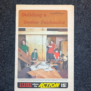 1960er Jahre Fairbanks Alaska Vintage Zeitungen - Mt. McKinley Collectibles - Vintage Reiseposter -Americas Last Frontier - Geschichte Alaskas