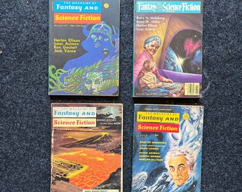 Best of the Rest - Vintage Science Fiction and Fantasy Books - Isaac Asimov, Foundations, Original SciFi, Gifts for Nerds, Fantasy Art,