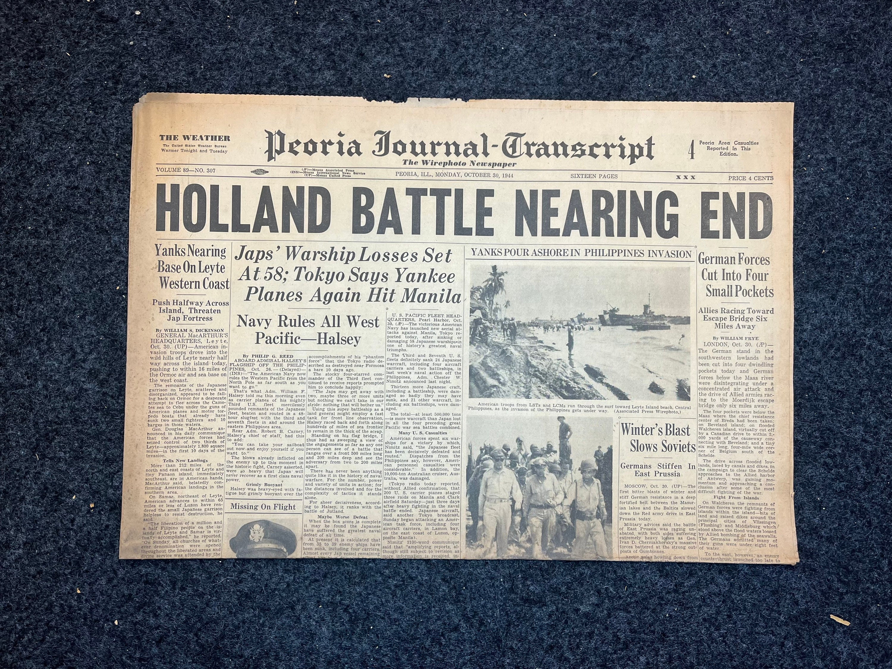 World War 2 Liberation of Holland – Battle of Leyte Gulf