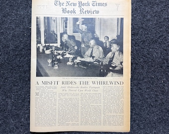 1944 WW2 Magazine Section - Original Vintage Newspaper, Military History Gifts, Historic gifts, WW2 Memorabilia