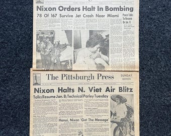 Periódico de la Guerra de Corea de Nixon de 1969: Incidente del avión estadounidense en Corea del Norte