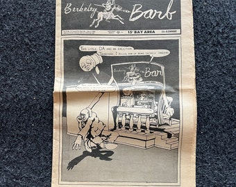 1970s Berkeley Barb Newspaper: Black Panther Party, CounterCulture Relic