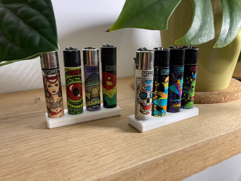 Clipper Lighters Stand, 3D Printed Clipper Lighters Display Stand, 4