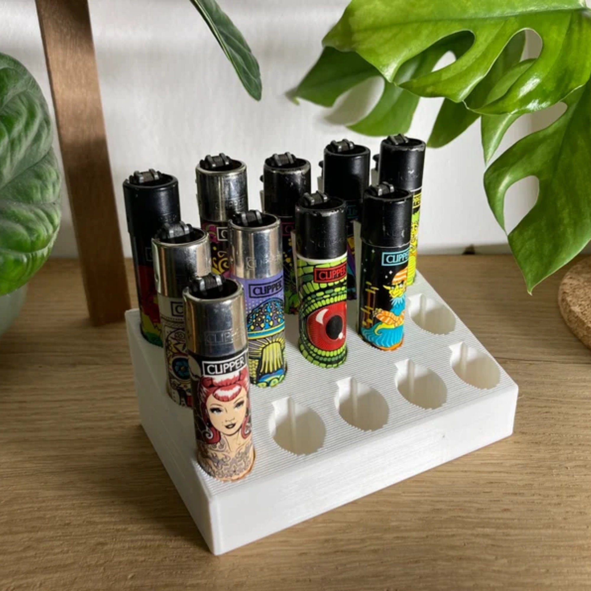 CLIPPER LIGHTER Collection STAND | 15 Rack Slots (5 X 3) - Snug Hold ...
