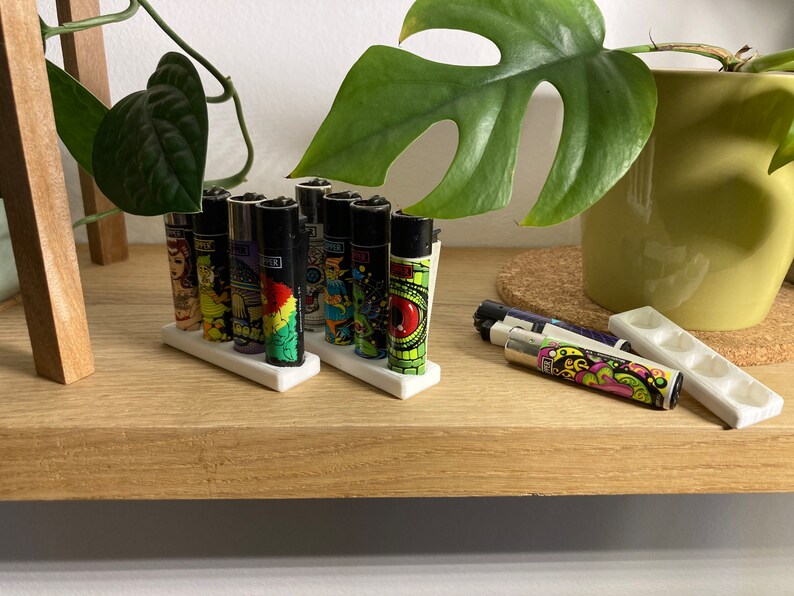 Clipper Lighters Stand, 3D Printed Clipper Lighters Display Stand, 4
