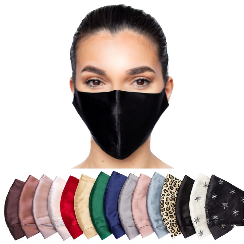 100%  Mulberry Silk Face Mask, Face Masks Washable UK, Reusable Face Mask,  Silk Mask, Masks for Women, Silk Face Covering, Masks Reusable 