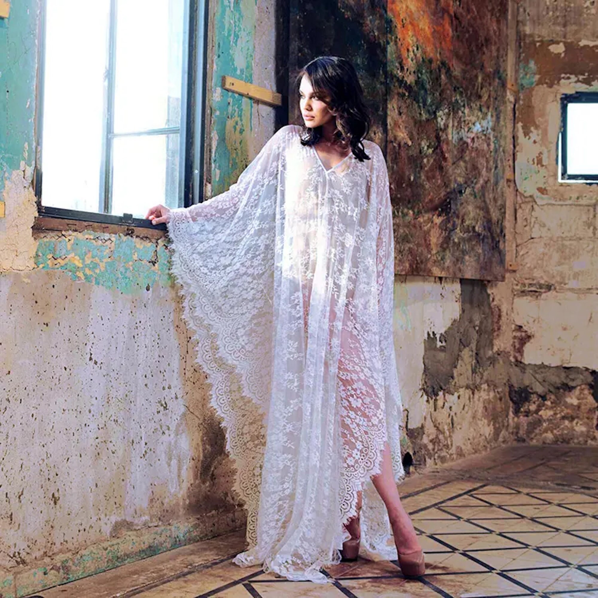 Lace Kaftan - Etsy