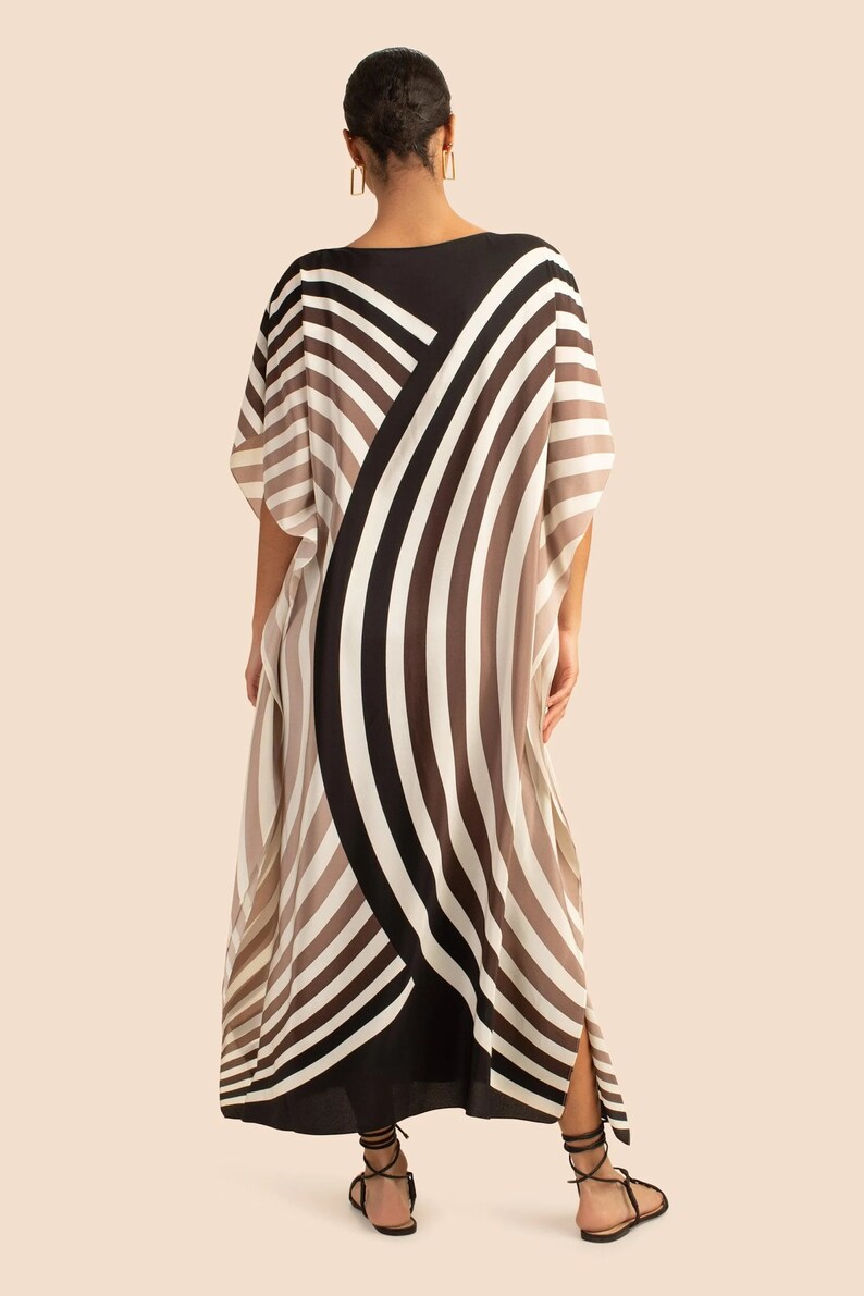 Kaftan Crepe Silk Caftan Dress Abaya Maxi Beach Coverups for Etsy