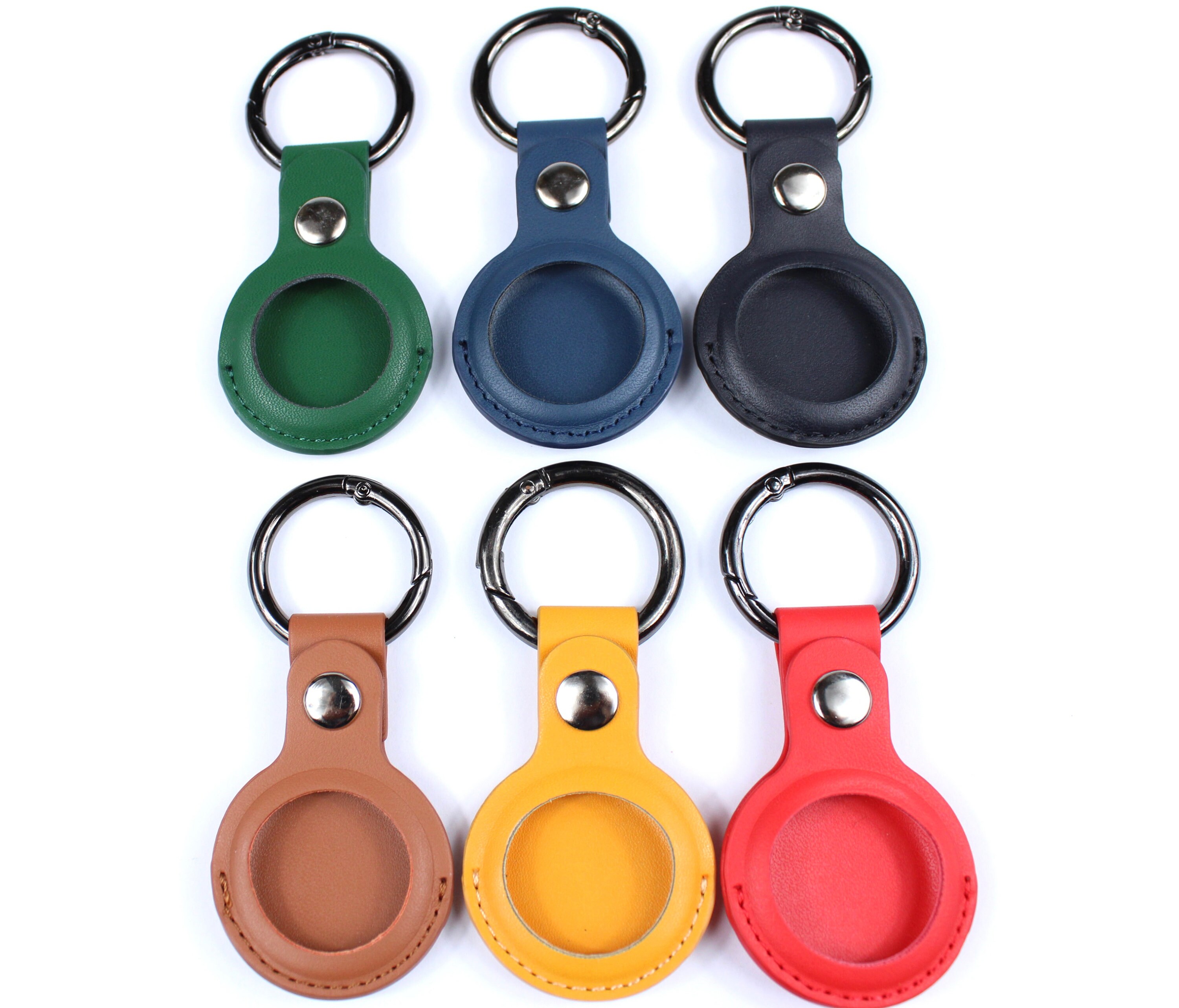 Apple AirTag Case Holder GPS Tracker Bluetooth. PU Leather Etsy