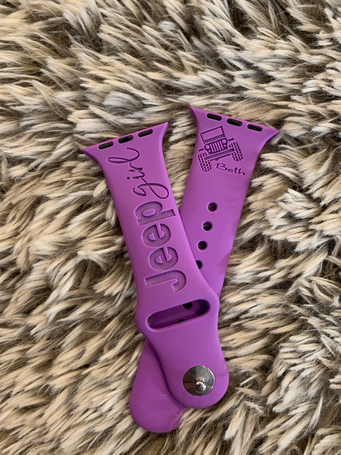 Engraved Jeep Girl Watch Band Compatible with Apple watch band Etsy