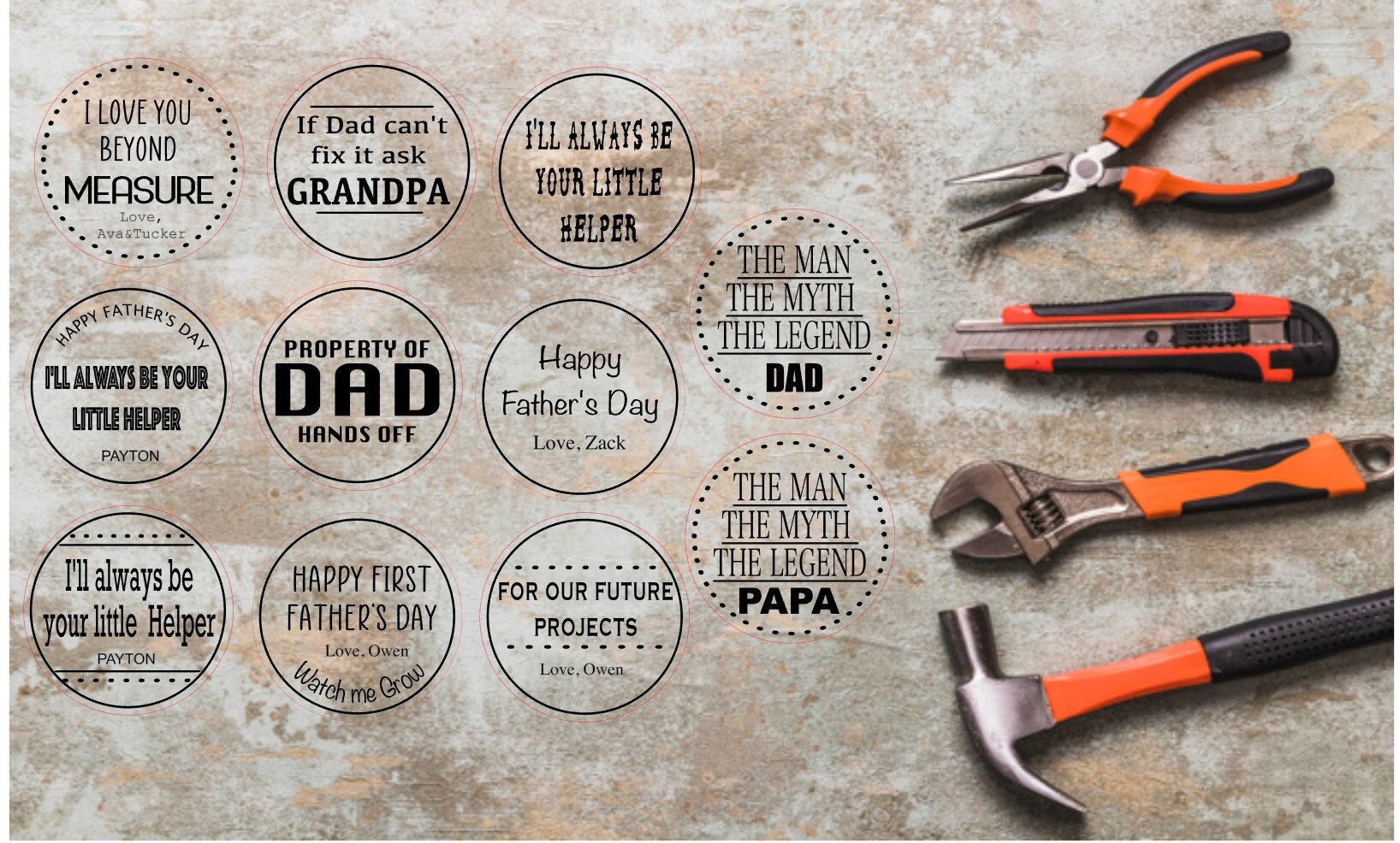 Father's Day Tape Measure SVG Laser File SVG Etsy