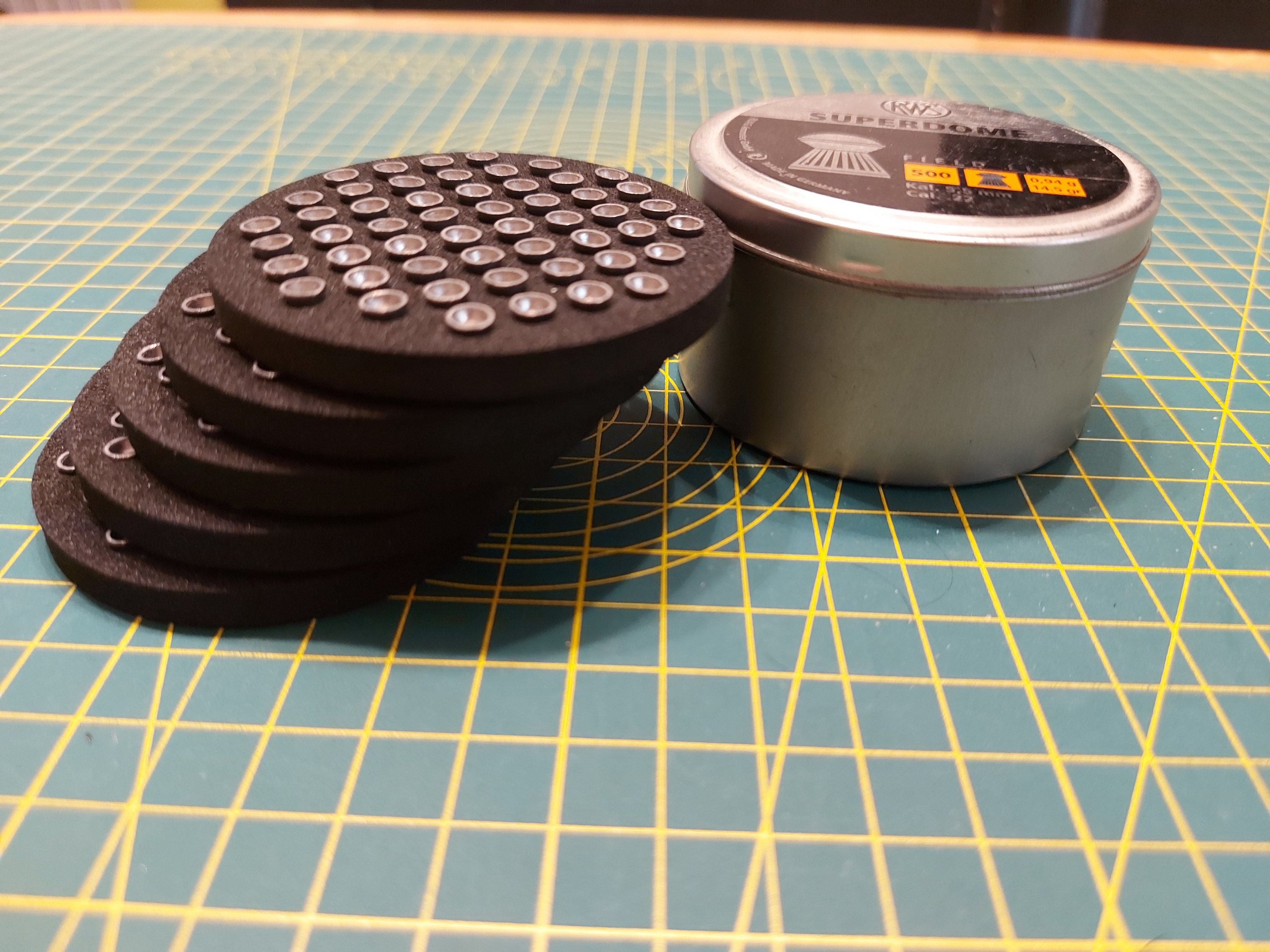 Air Rifle Pisol Pellet Holder Organiser 2x .177 or .22 to Fit Etsy UK