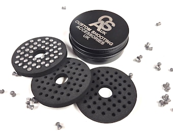 Personalised Pellet Tin with Foam Inserts / Organisers. Air Rifle Pistol Pellet Holder Organiser .177