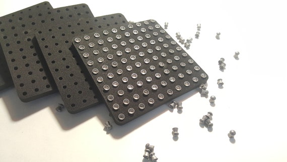 Neoprene Foam Air Rifle Pistol 100x Pellet Holder Organiser .22 .177 competition