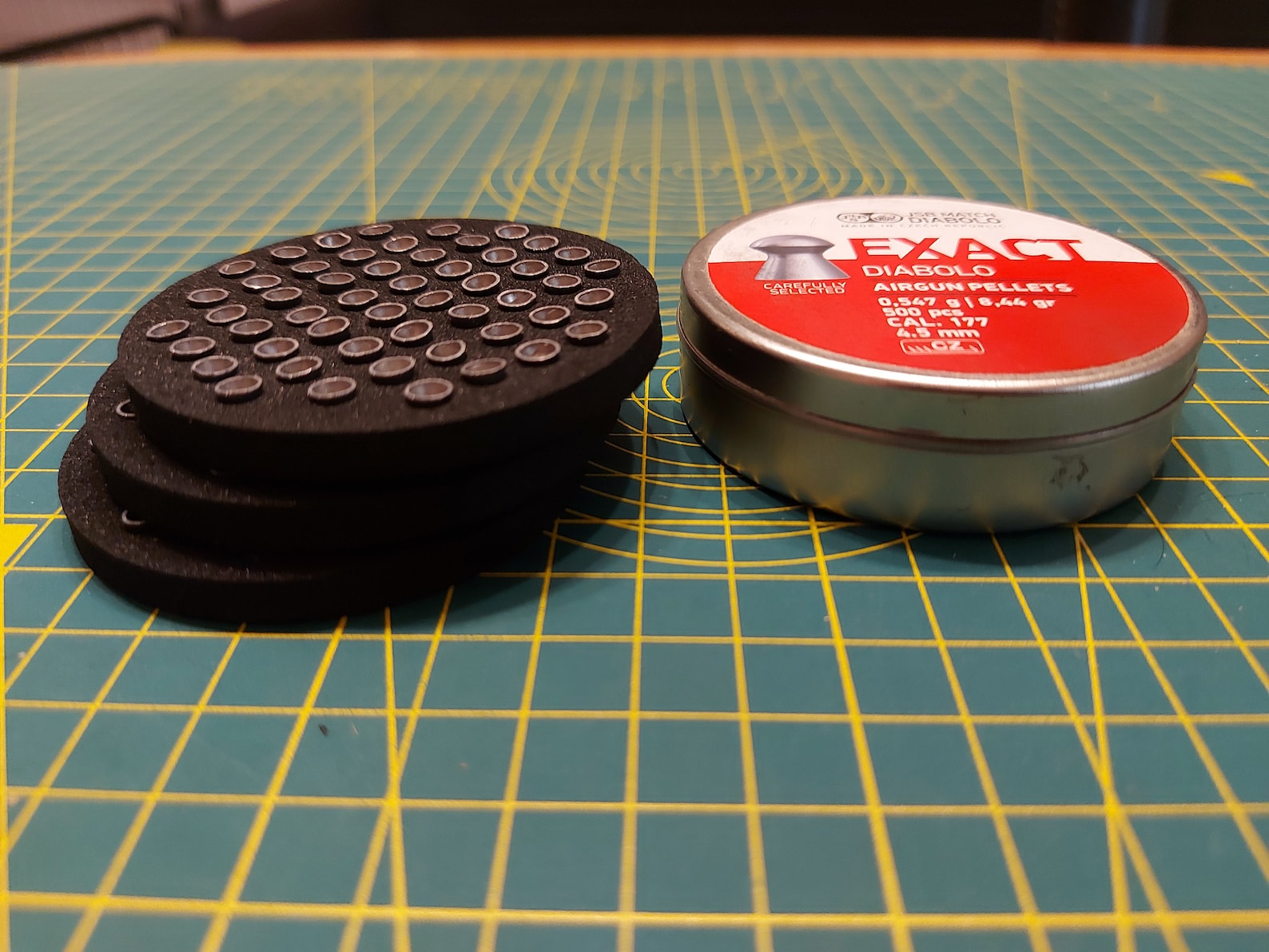 Air Rifle Pisol Pellet Holder Organiser 2x .177 or .22 to Fit Etsy UK