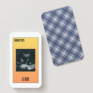 Bearbeitbare Loteria Deck Card Baby Ankündigung - Digitaler Download
