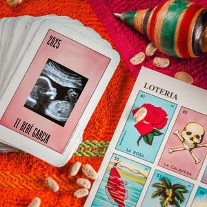 Anuncio de bebé inspirado en la lotería: publicación editable para Instagram y redes sociales