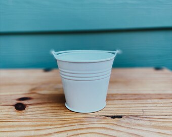 White Pail - Etsy