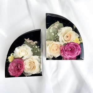 Wedding bouquet preservation in resin Unique wedding day keepsake Wedding floral preservation Bridal bouquet preservation UK DEPOSIT