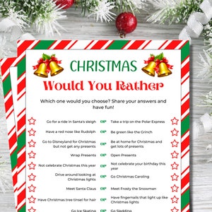 Christmas Would you Rather | Christmas This or That | Christmas Games | Christmas Party Games |Family Games | Holiday Games | Kids Games