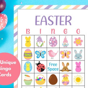 Easter Bingo | Easter Games | Easter Classroom Games | Party Games | Printable Bingo | Printable Easter Games | Games for kids and adults