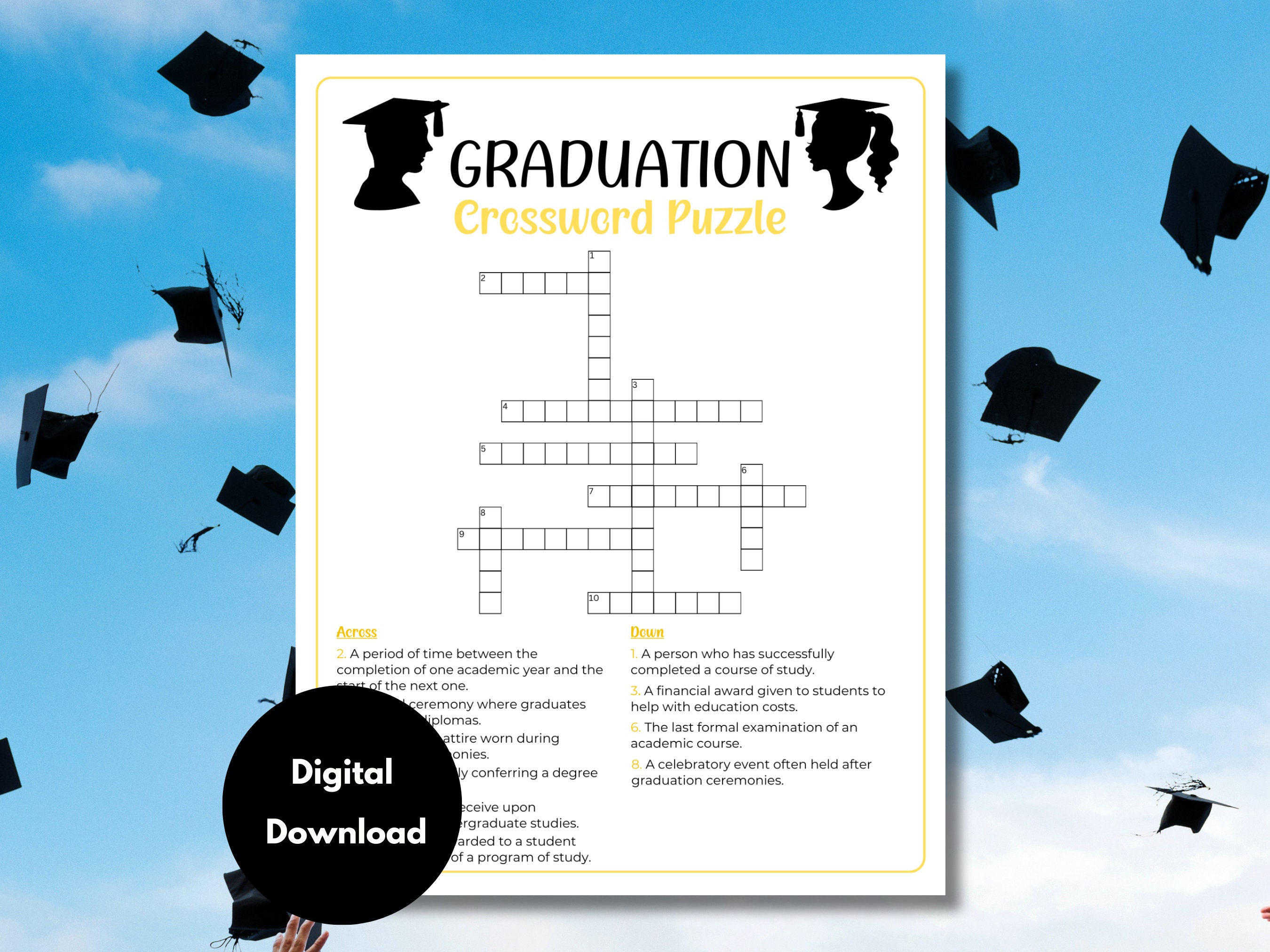 Graduation Crossword Puzzle Graduation Word Puzzle 2024 Graduation Graduation Crossword Puzzle Graduation Word Puzzle 2024 Graduation