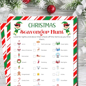 Christmas Scavenger Hunt | Christmas Lights & Decor | Christmas Games | Christmas Party Games | Family Games | Holiday Games | Kids Games
