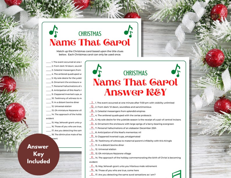 Christmas Games Christmas Name - Il 794xN.4447865845 J8ga 