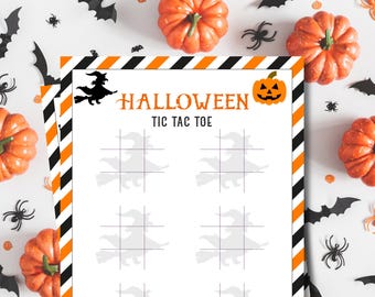 Halloween Tic Tac Toe Game | Kids Games | Halloween Games | Family Games | Printable Tic Tac Toe | Printable Games | Halloween Activities