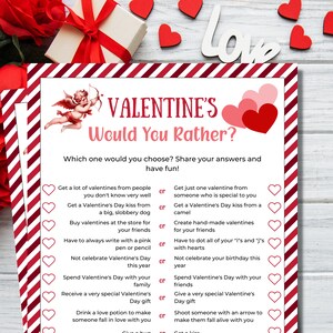 Valentines Day Would you Rather | Valentines Day This or That | Valentines Games | Valentines Day | Valentines Party Games