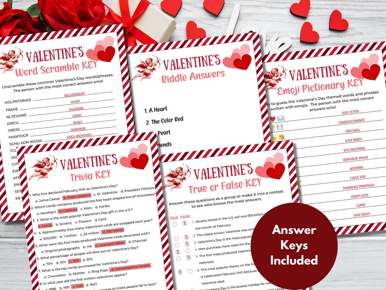 Valentines Games | Valentines Day | Valentines Party Games | Valentines ...