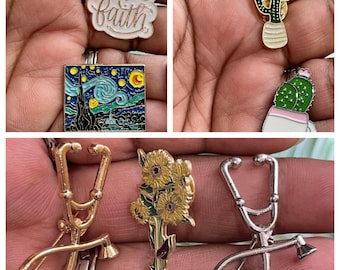 Cactus pin,Sunflower Pin,Have Faith Pin,Doctor Pin,Painting Pin,cute Pin,Positivity Gift,Never give up pin,Succulent pin,cactus accessories