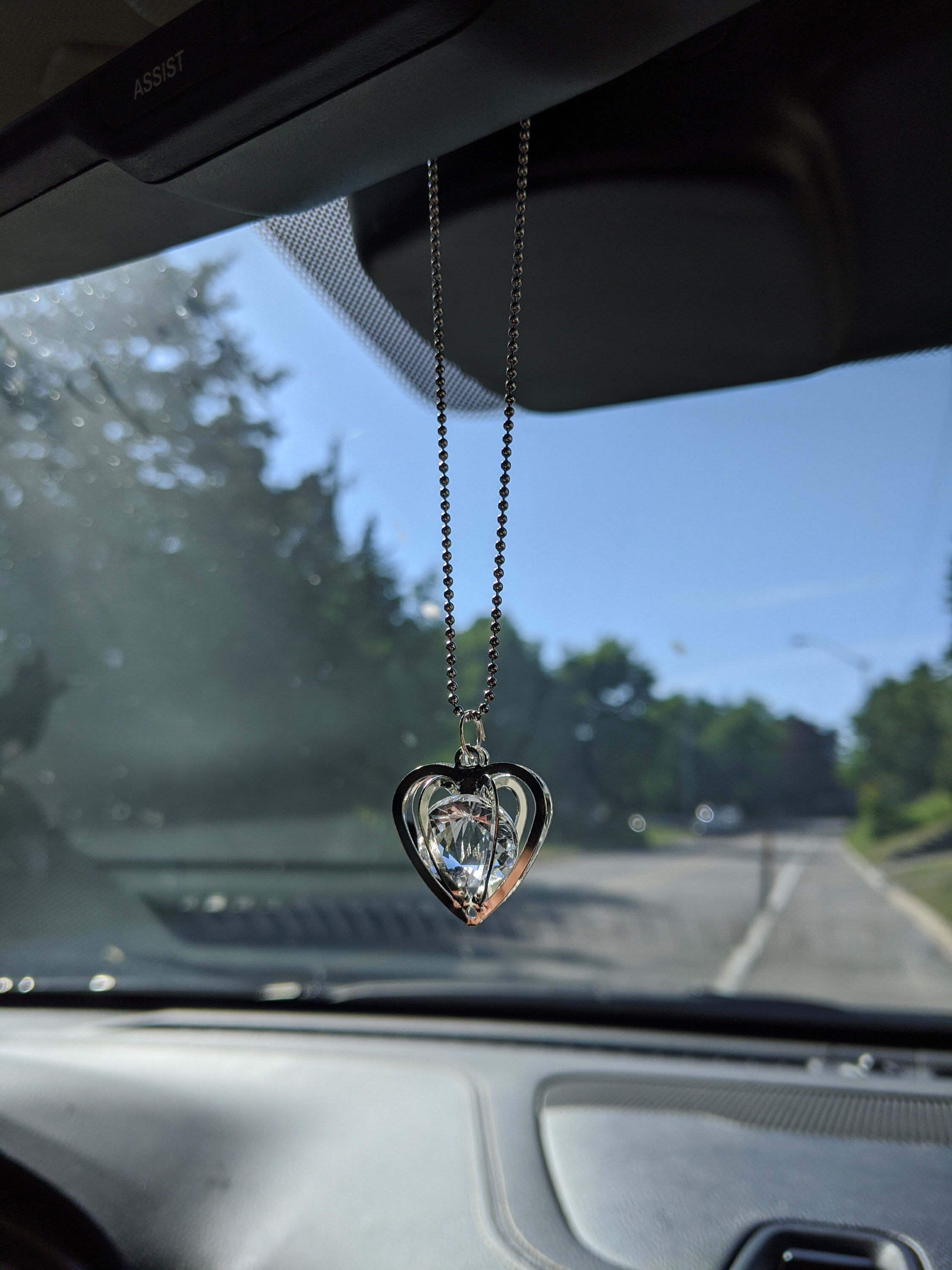 Bling Car Danglers Car Mirror Charmrear View Mirrornew Car Etsy Canada