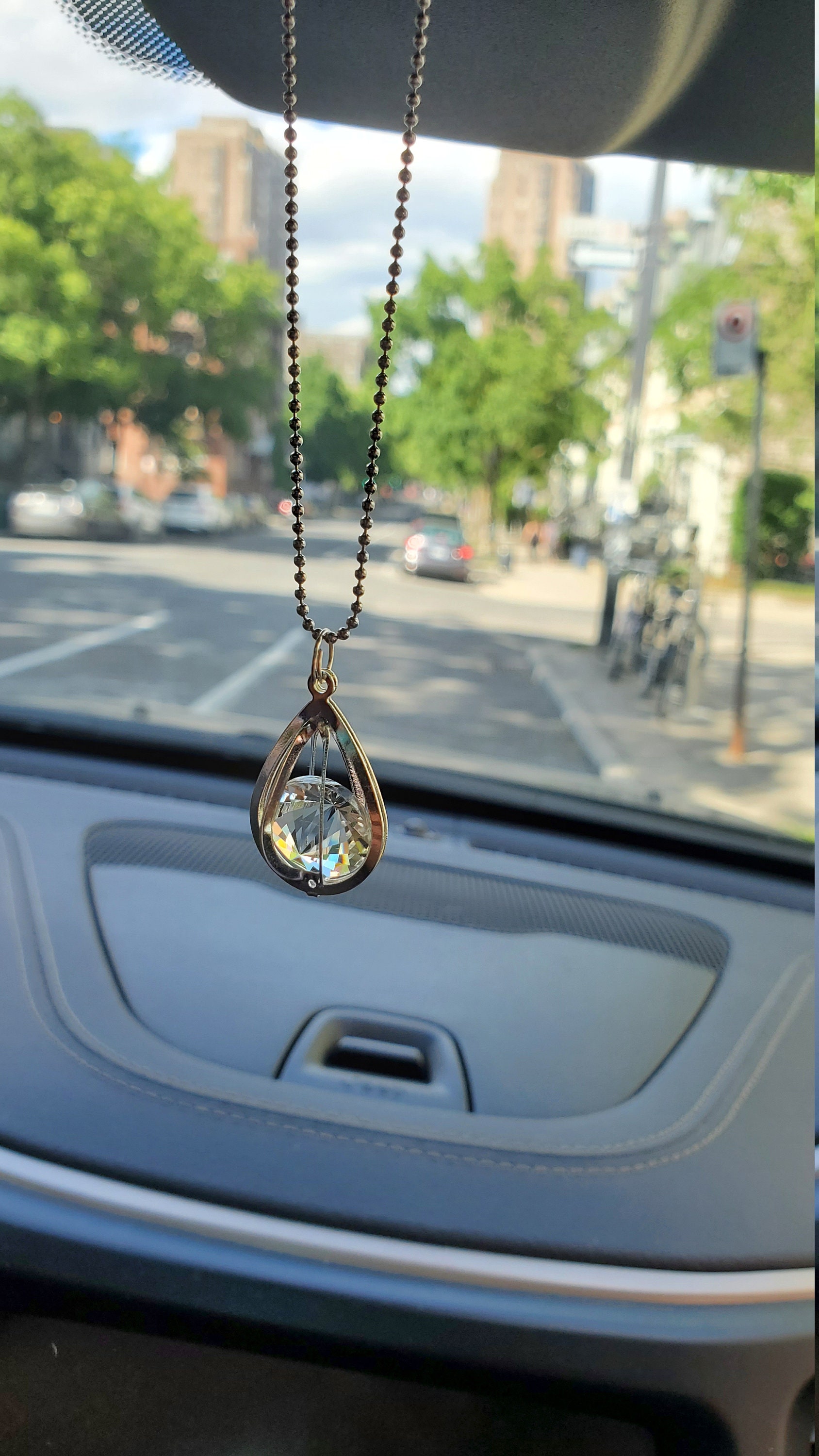 Bling Car Danglers Car Mirror CharmRear View MirrorNew Car Etsy