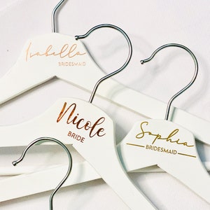 Wedding Coat Hanger Label / Wedding Hanger Label / Bridesmaid Dresses / Wedding Dress / Dress Hanger Label / Bridesmaid Proposal