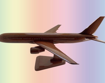 Boeing  B-767-300   Mahogany Handcrafted model