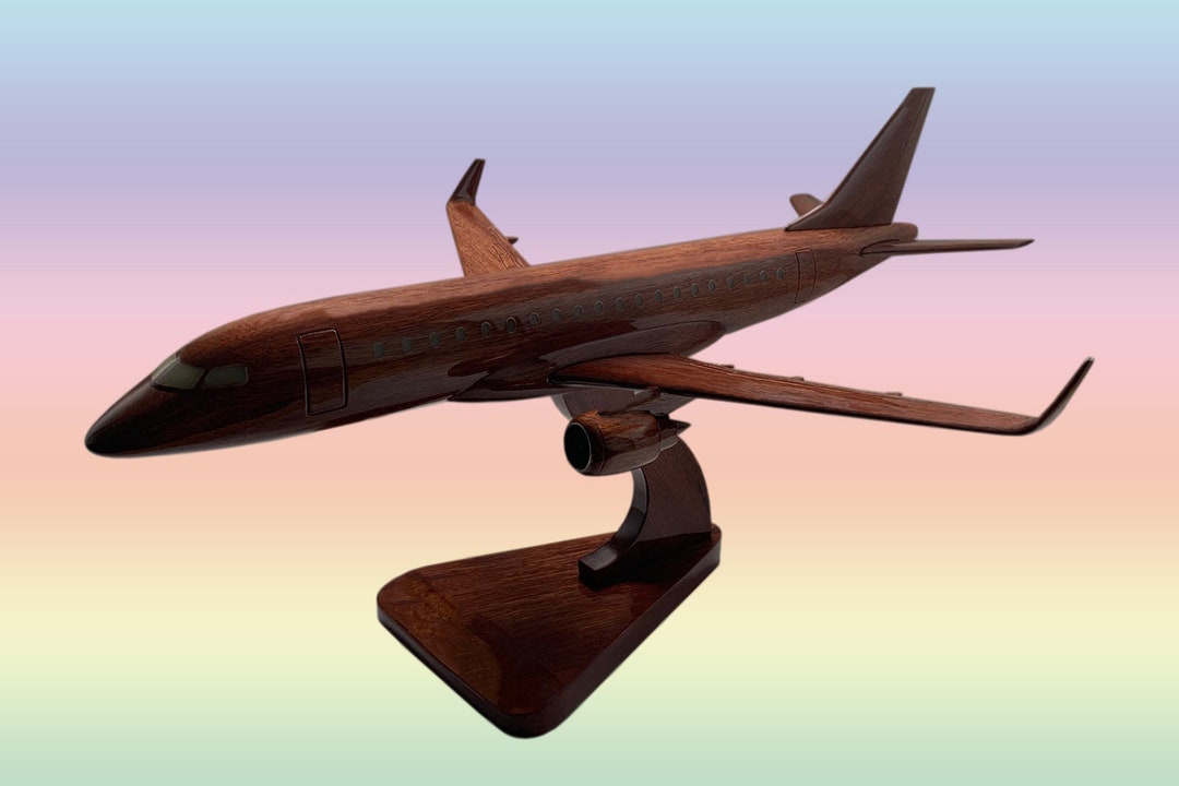 E175 Paper Model Buy Embraer E175 Mahogany Model Online in India - Etsy