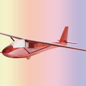 Schweiser S-2 33  Glider  mahogany Model Handcrafted