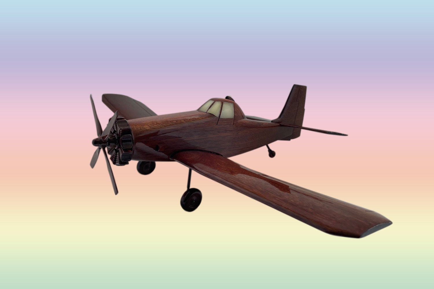 Pzl-Mielec M-18 Dromedary Mahogany Model Handcrafted - Etsy Australia