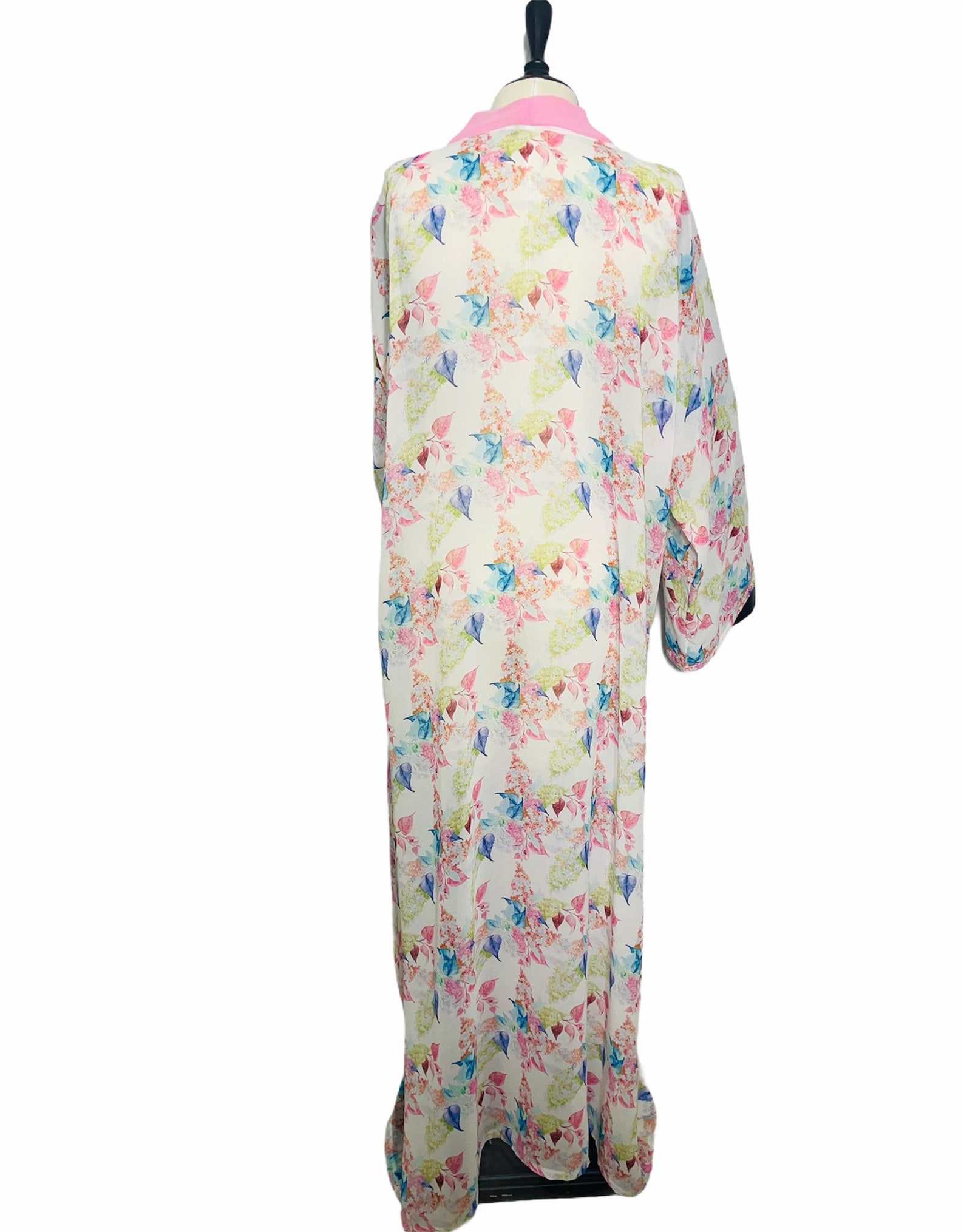 long flowy sheer robe