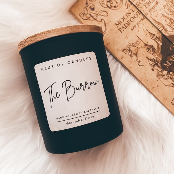 The Burrow | Soy Wax Candle | Blueberry Cobbler | Harry Potter Inspired | Book Lover