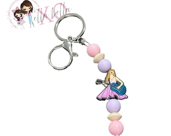 Singer Keychain Charm/Bag Charm/Backpack Charm/Keychain