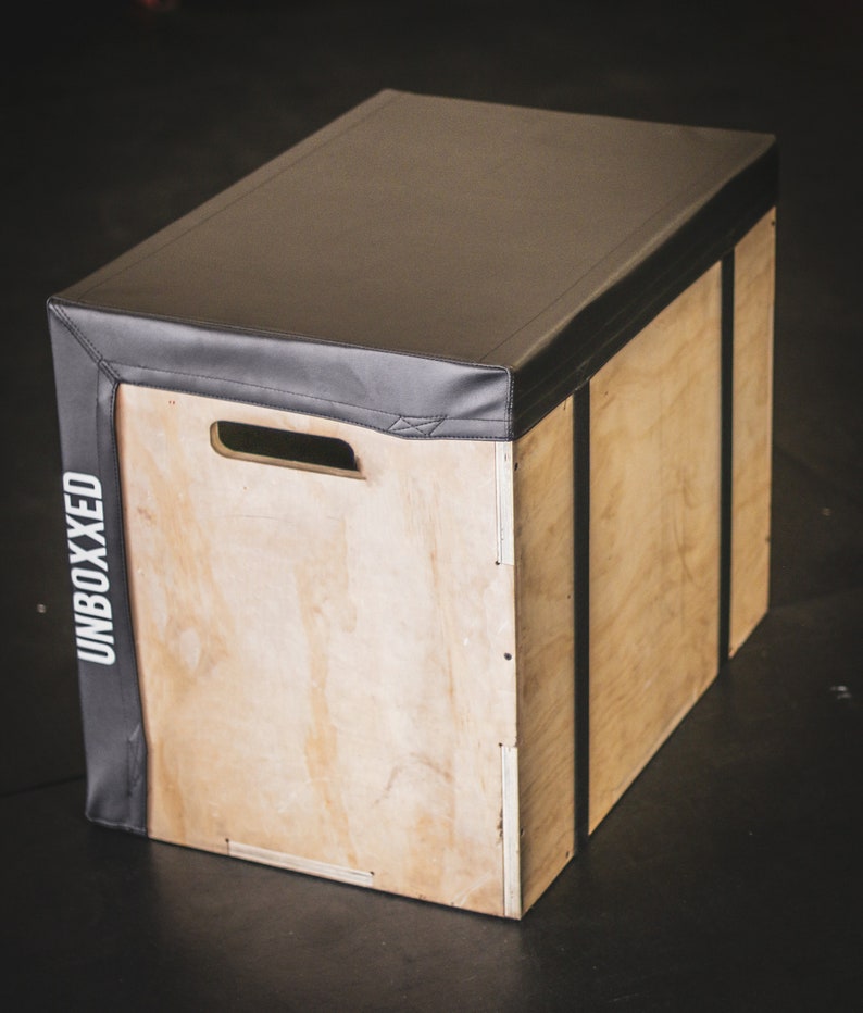 Wood Plyometric Box Cover The Unboxxed Cover SAVES YOUR SHINS!! 30"x24"x20" 