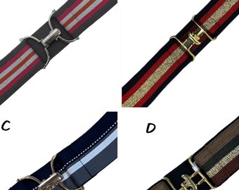 1,5” Tamanho 20”-21” (XXS) - Cintos elásticos pré-fabricados para equitação