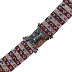 1.5” Maroon Orange Yellow Blue- Custom Elastic Belt