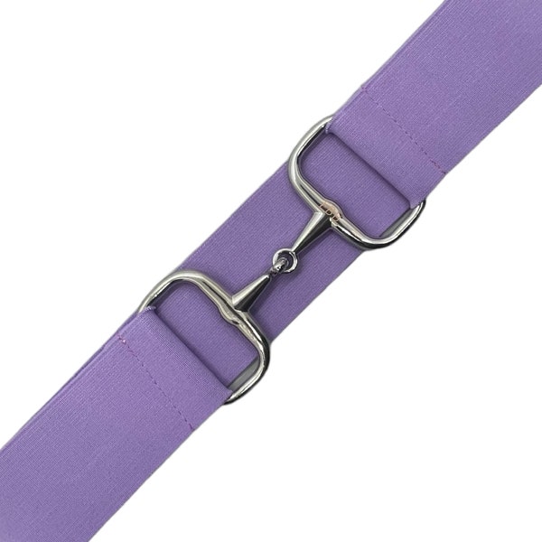 1.5" & 2” Purple Haze -Light Smooth- Custom Elastic Equestrian Belt