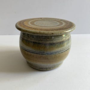 Vintage Olson Pottery Butter Glocke Aufbewahrungsbehälter Steinzeug Crock Französisch