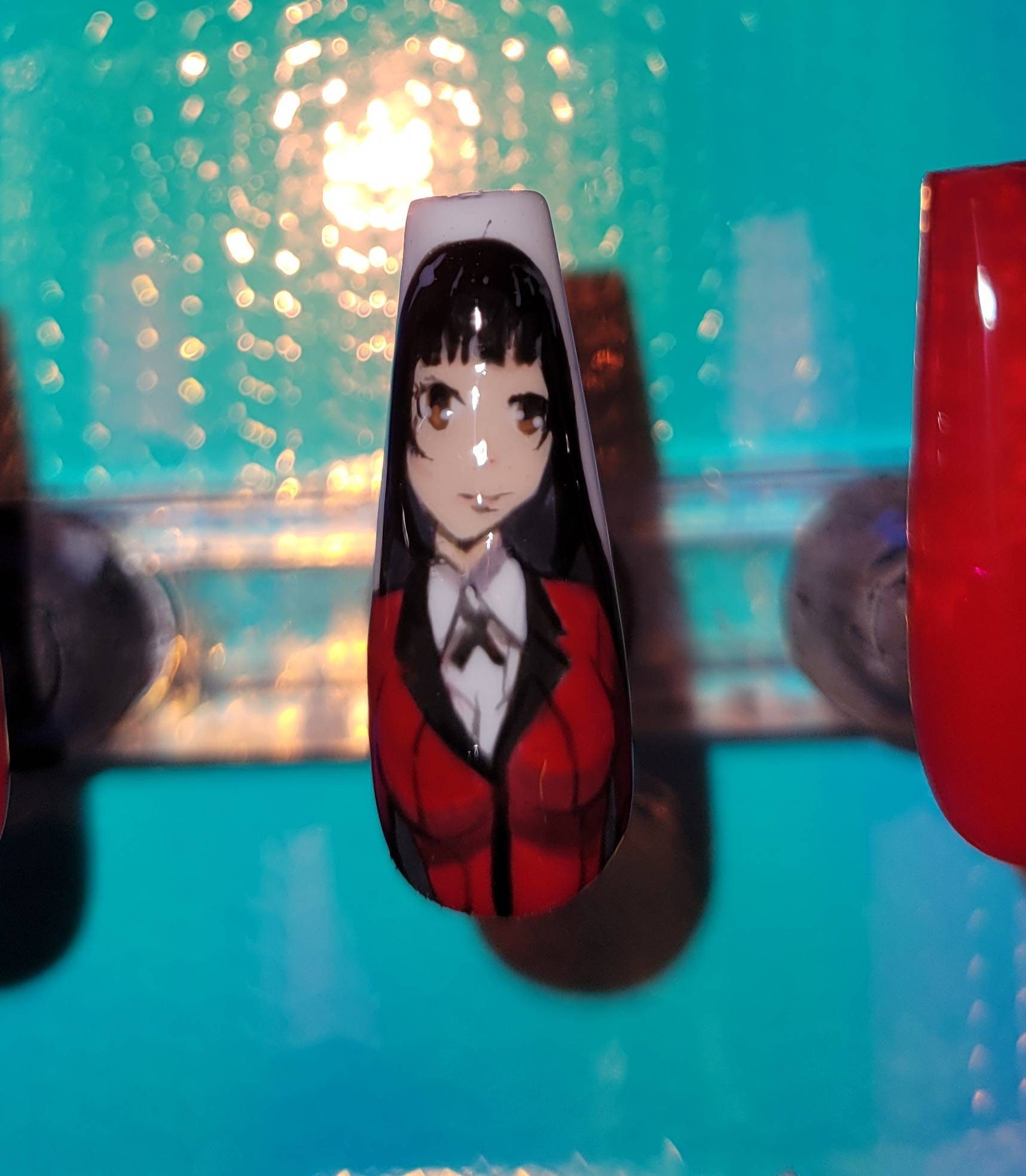 Kakegurui Yumeko Jabami PressOn Nail Set Etsy