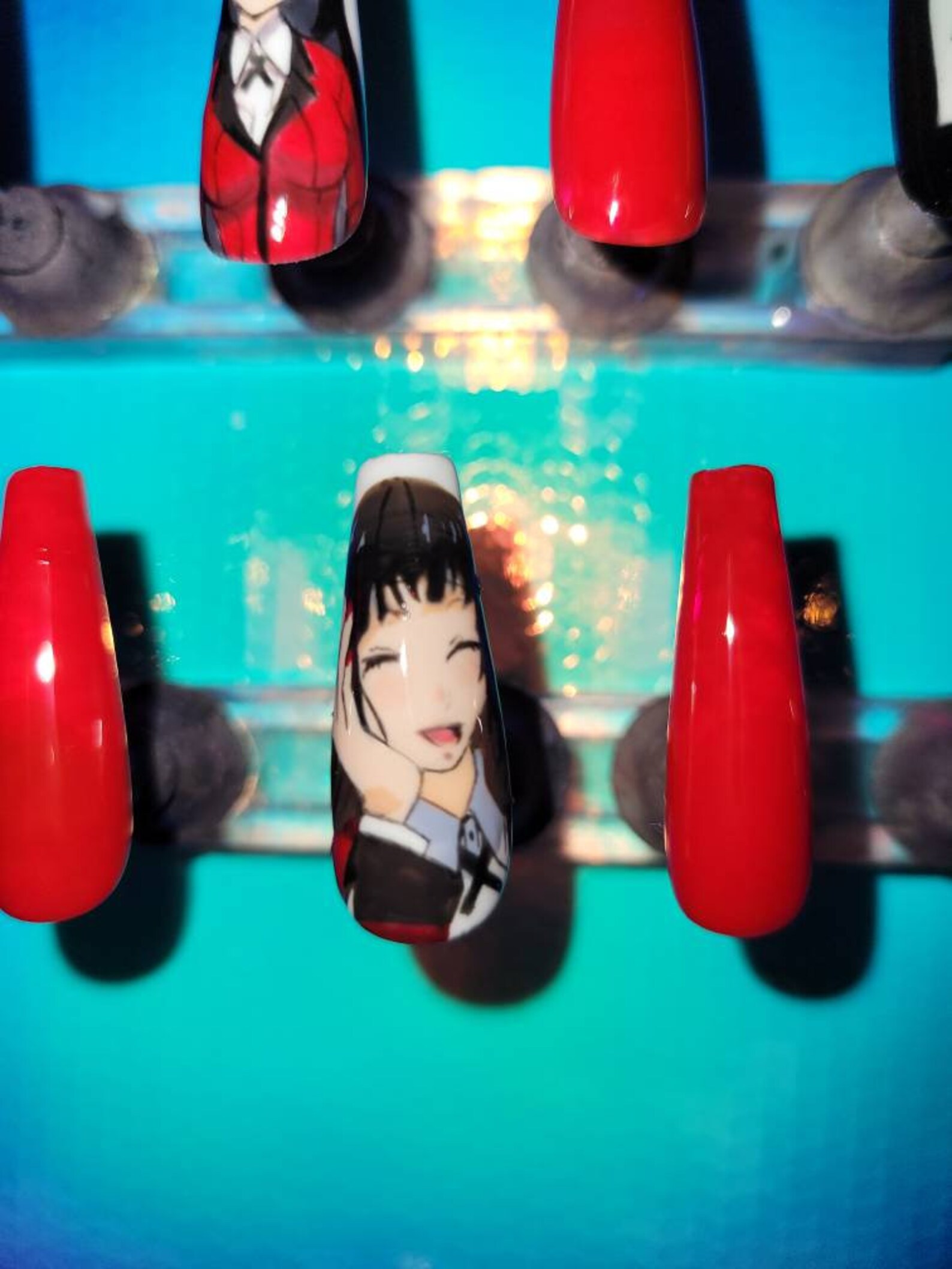 Kakegurui Yumeko Jabami PressOn Nail Set Etsy France